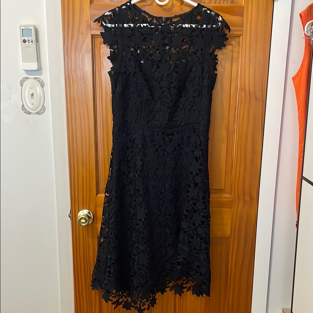Elegant Black Lace Dress